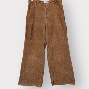 RSQ Tan/ Brown Wide Leg Corduroy Pants Size 28